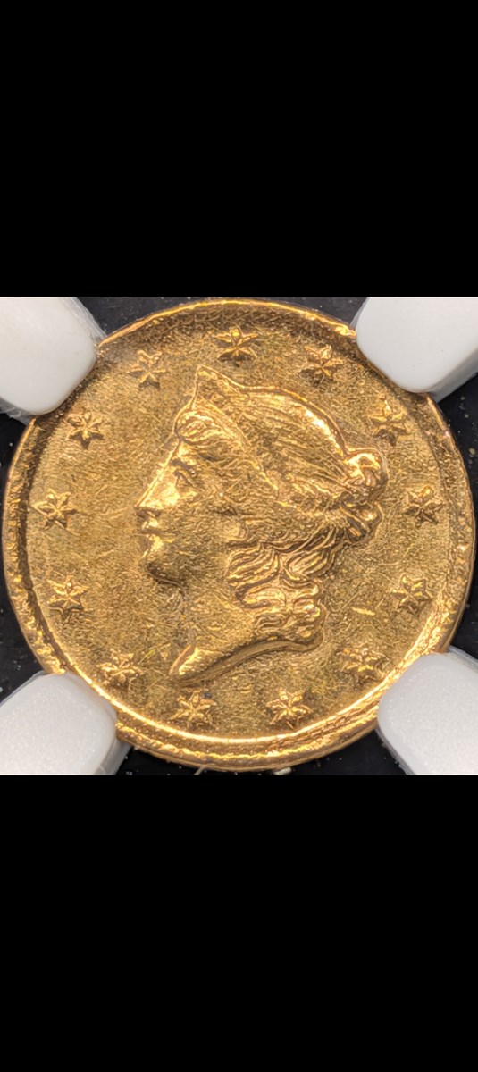 1853 D G$1 MS | Coin Explorer | NGC