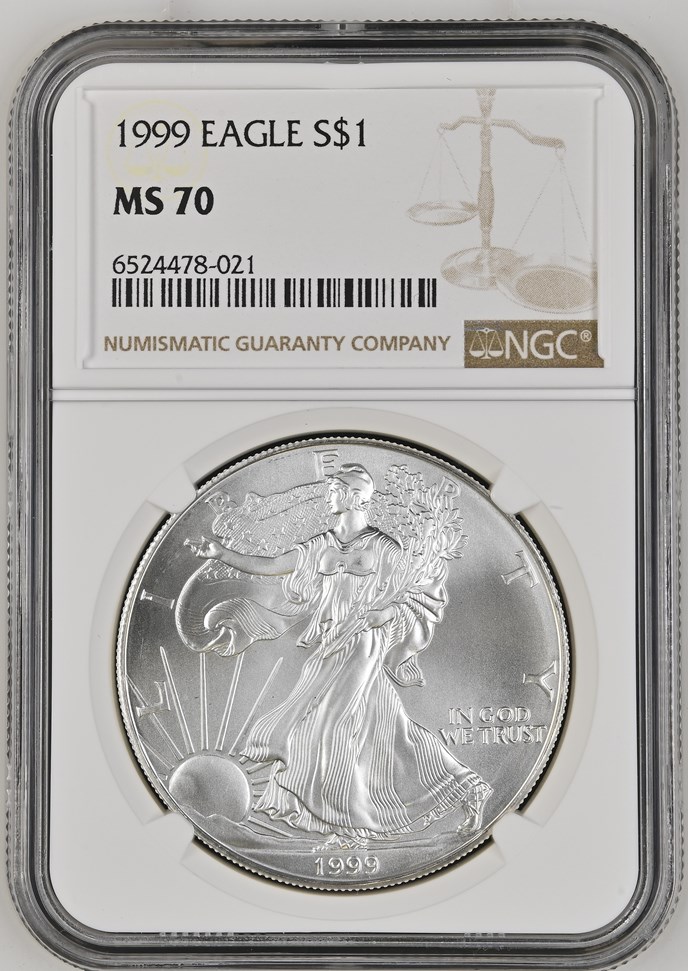 1999 EAGLE S$1 MS | Coin Explorer | NGC