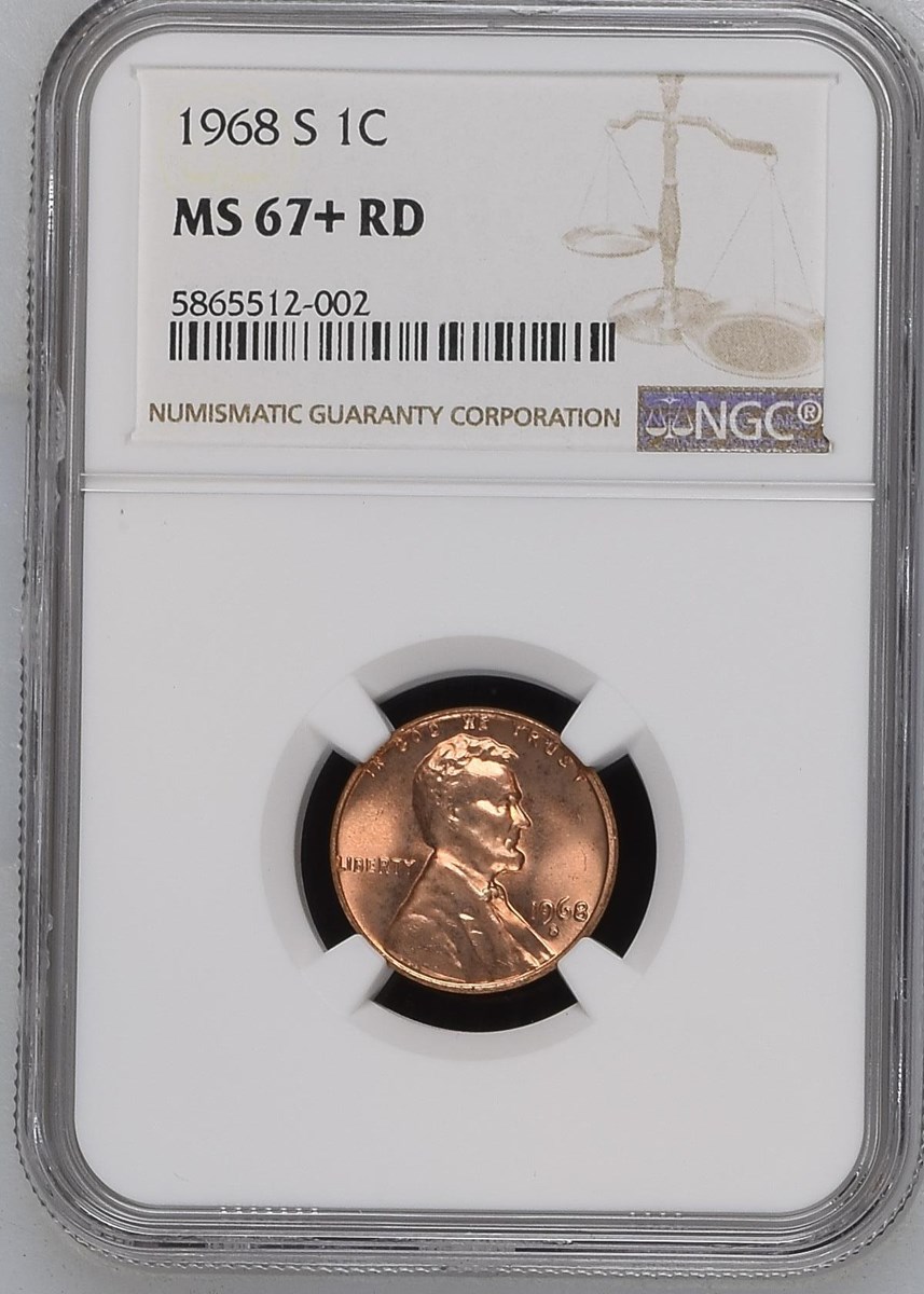 1968 S 1C MS | Coin Explorer | NGC