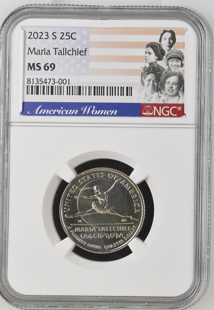 2023 S Maria Tallchief 25C MS | Coin Explorer | NGC