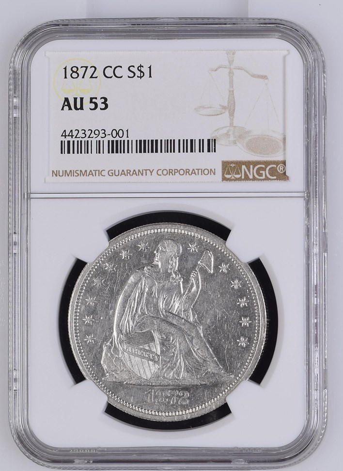 1872 CC $1 MS | Coin Explorer | NGC
