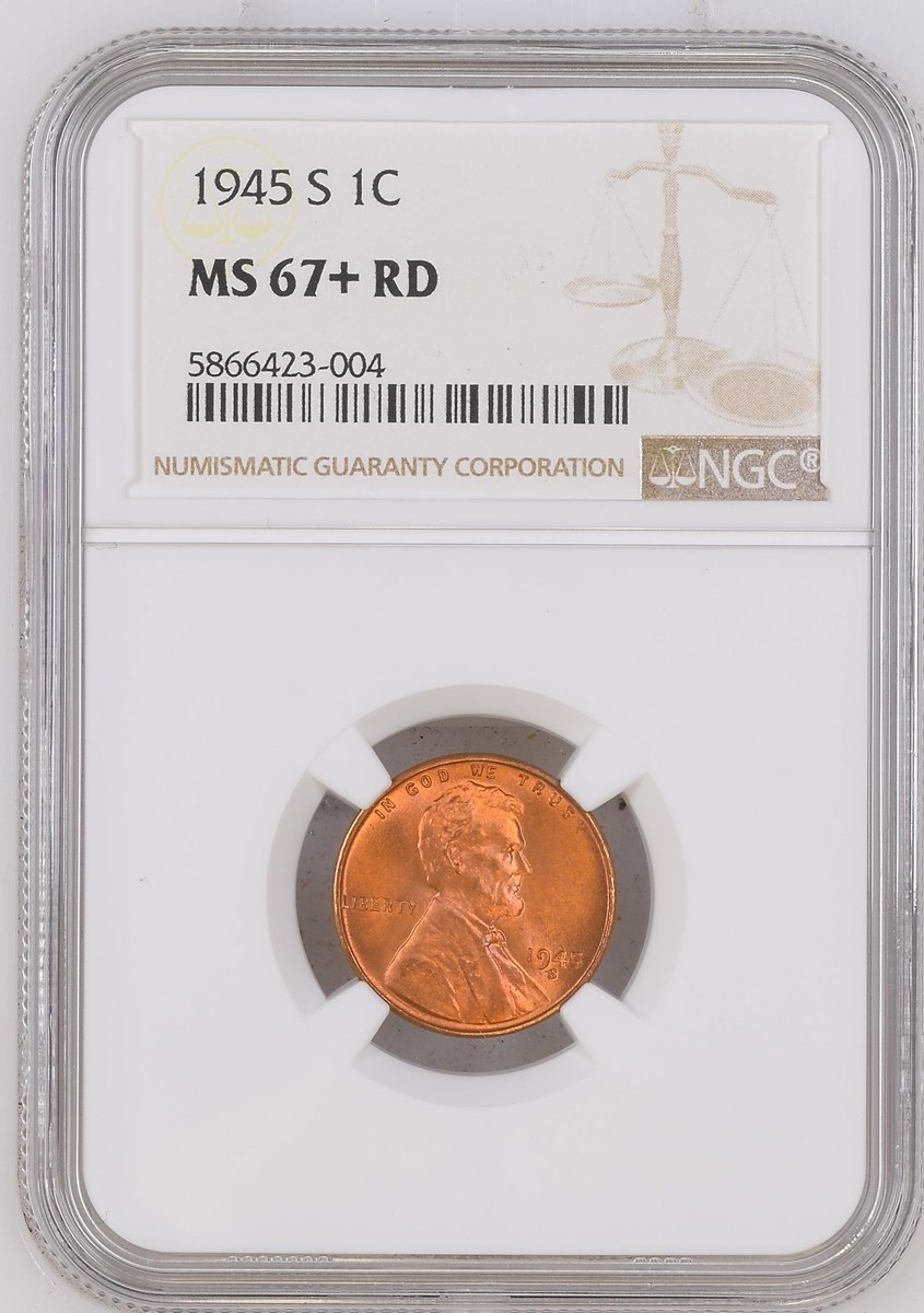 1945 S 1C MS | Coin Explorer | NGC