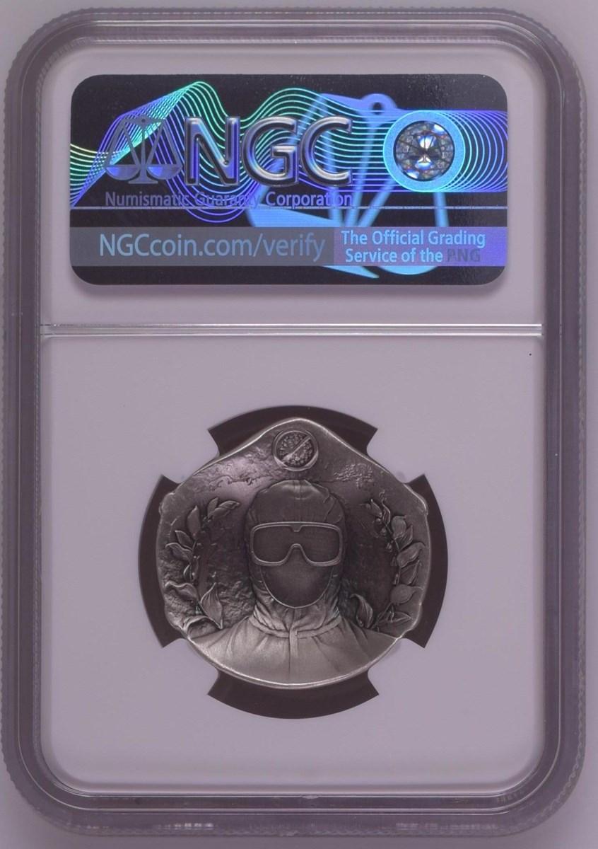 【TKs】NGC MS70 2020 中国28mm COVID-19メダル China (2020) 28mm, 28g Silver, Fighting Against Covid-19 Medal