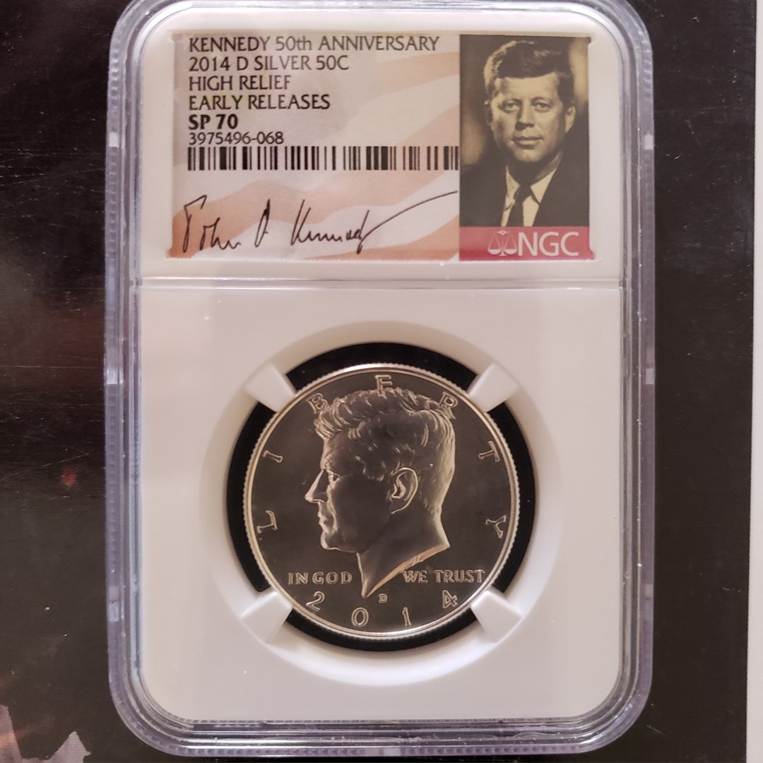 2014 D SILVER HIGH RELIEF 50C SP | Coin Explorer | NGC