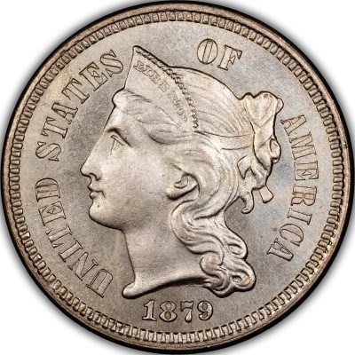 1879 3CN MS | Coin Explorer | NGC