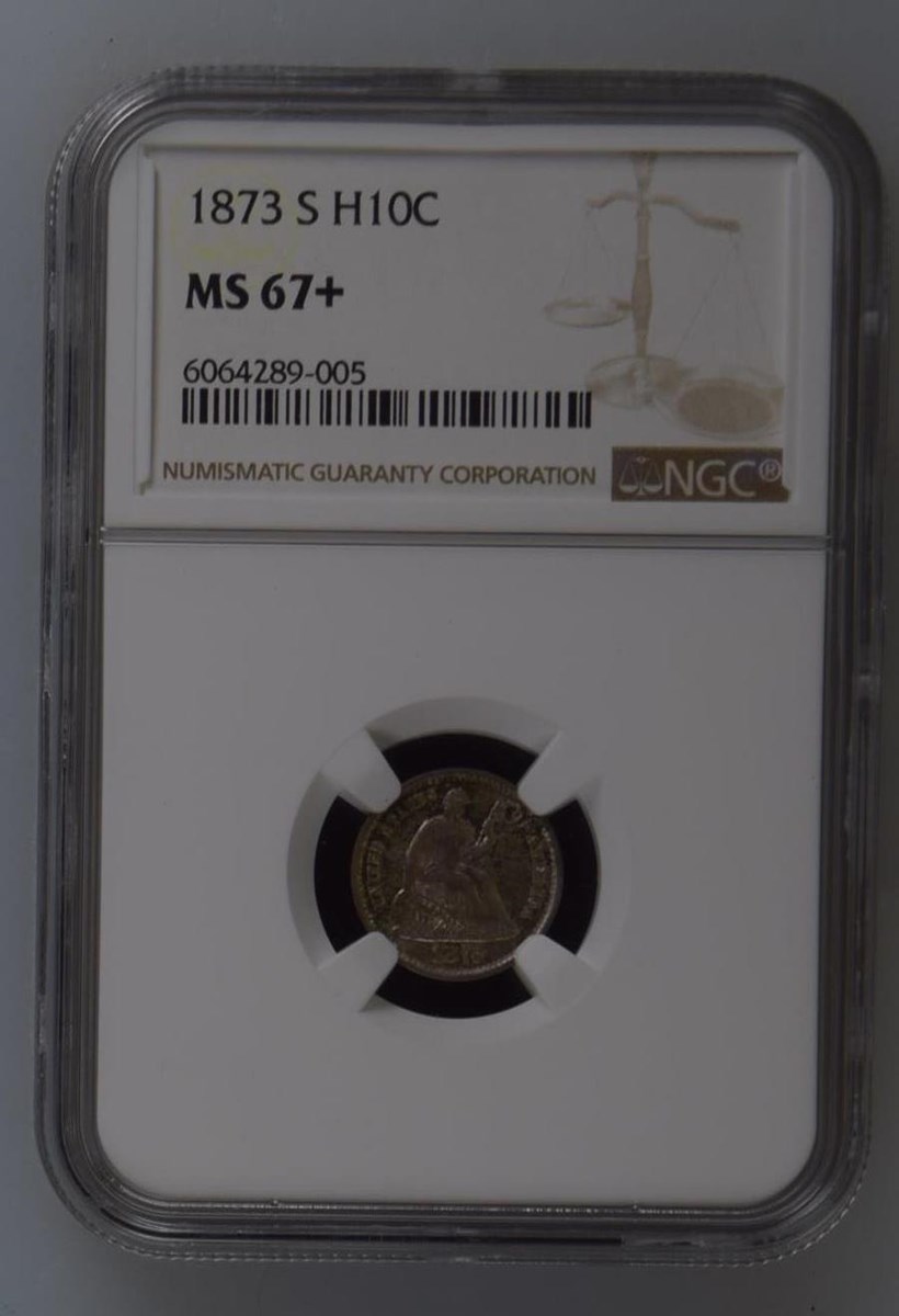 1873 S H10C MS | Coin Explorer | NGC