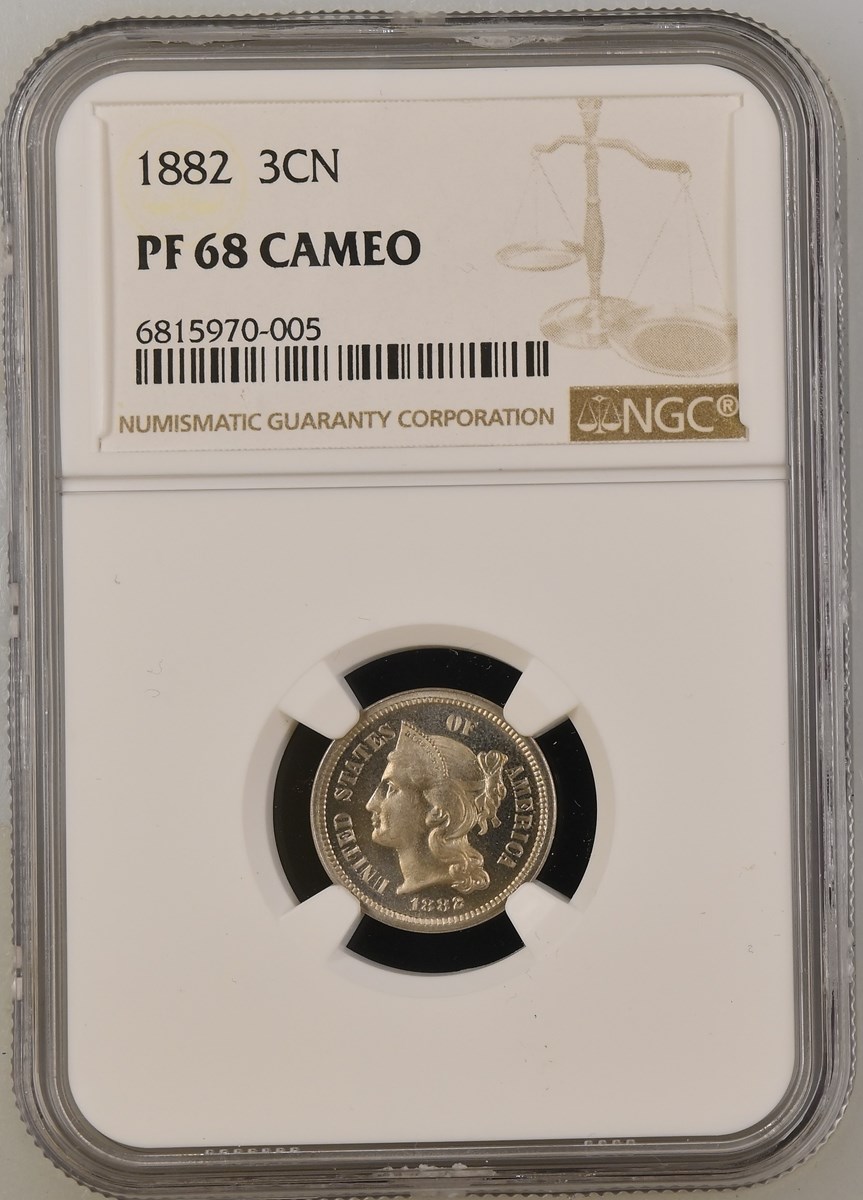 1882 3CN PF | Coin Explorer | NGC