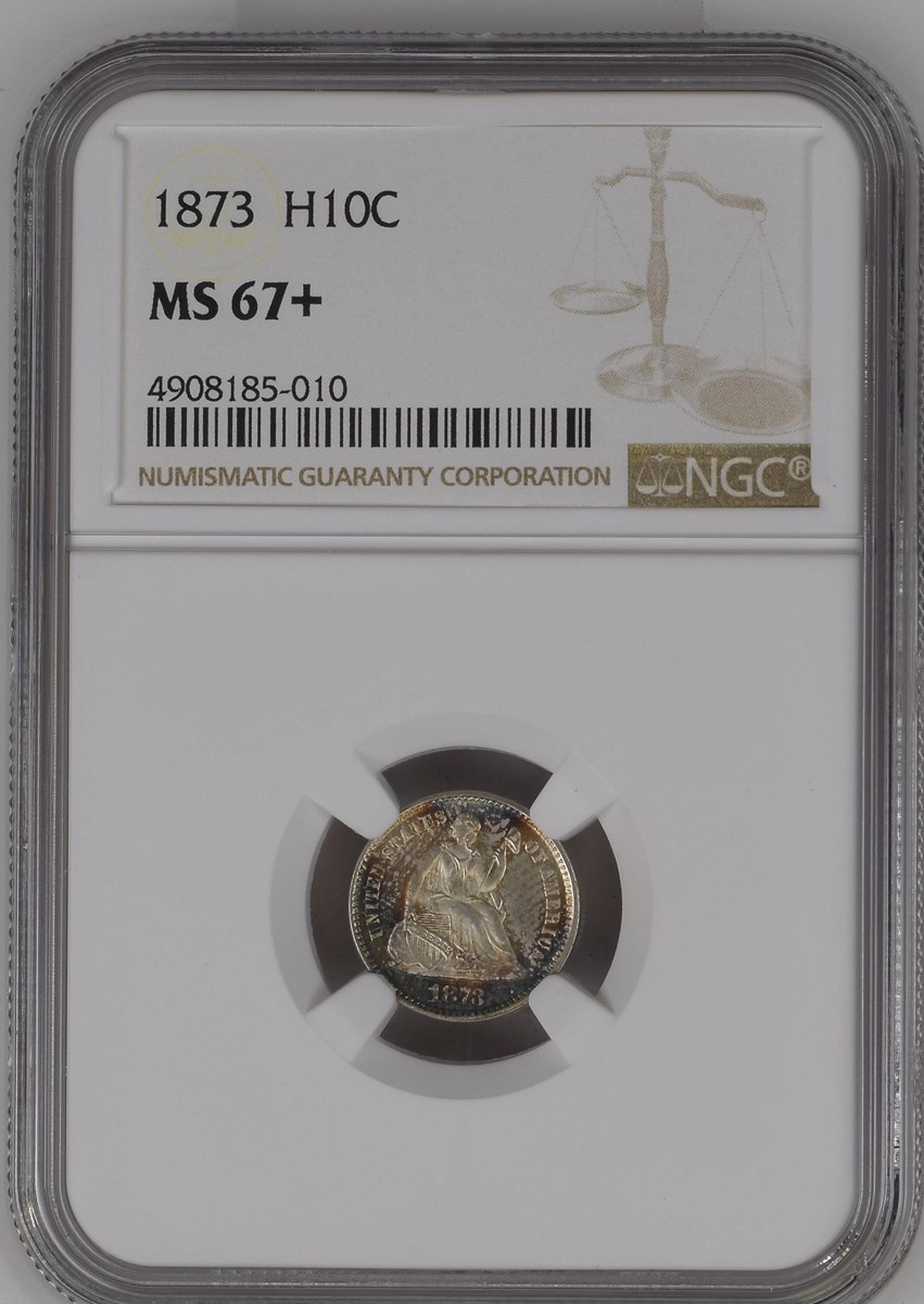 1873 H10C MS | Coin Explorer | NGC