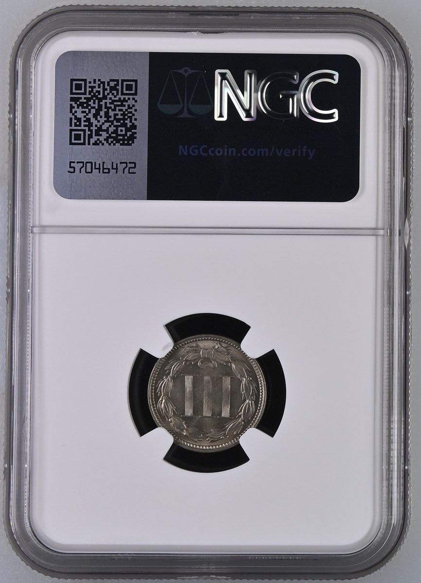 1873 OPEN 3 3CN MS | Coin Explorer | NGC