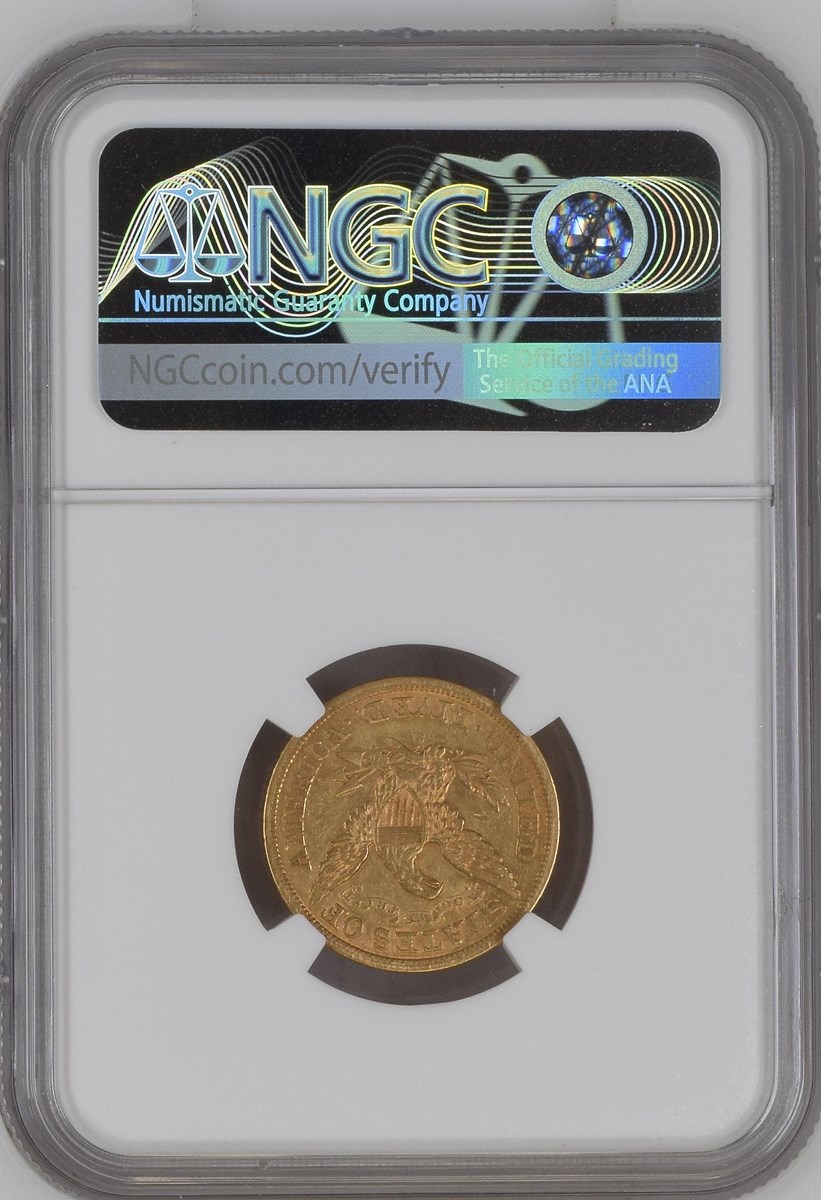 1866 S MOTTO $5 MS | Coin Explorer | NGC
