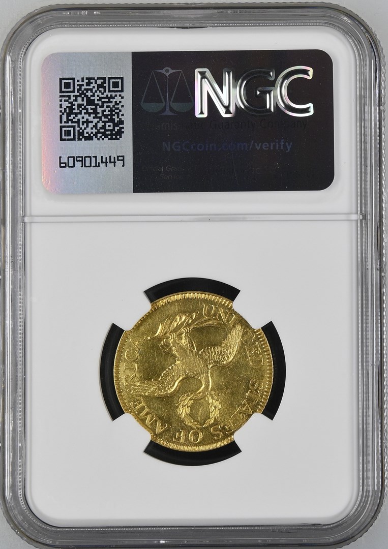 1797 SMALL EAGLE 16 STARS OBV $5 MS | Coin Explorer | NGC