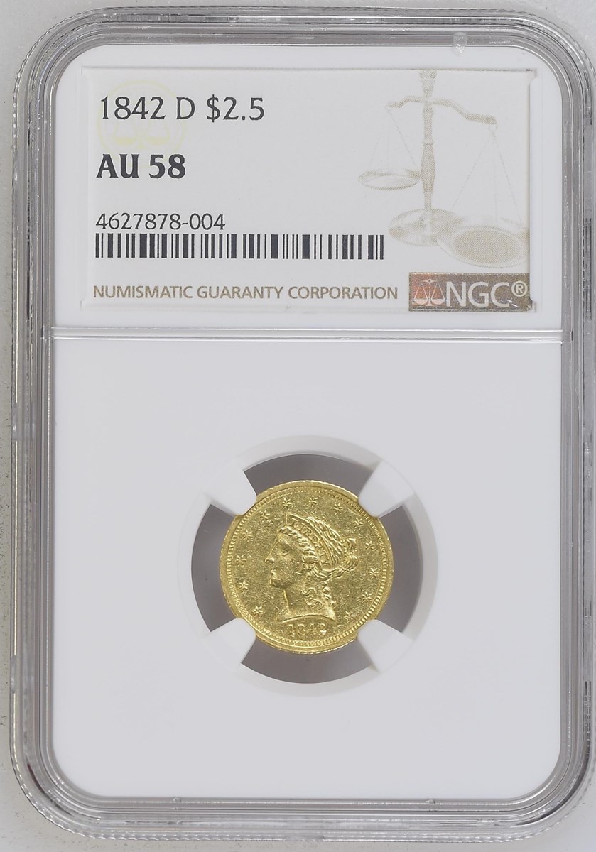 1842 D $2.5 MS | Coin Explorer | NGC