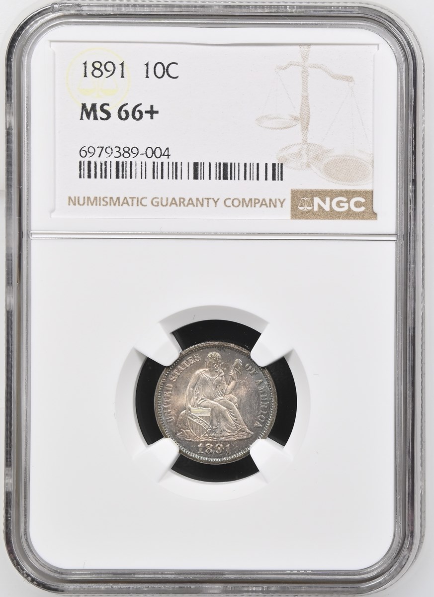 1891 10C MS | Coin Explorer | NGC