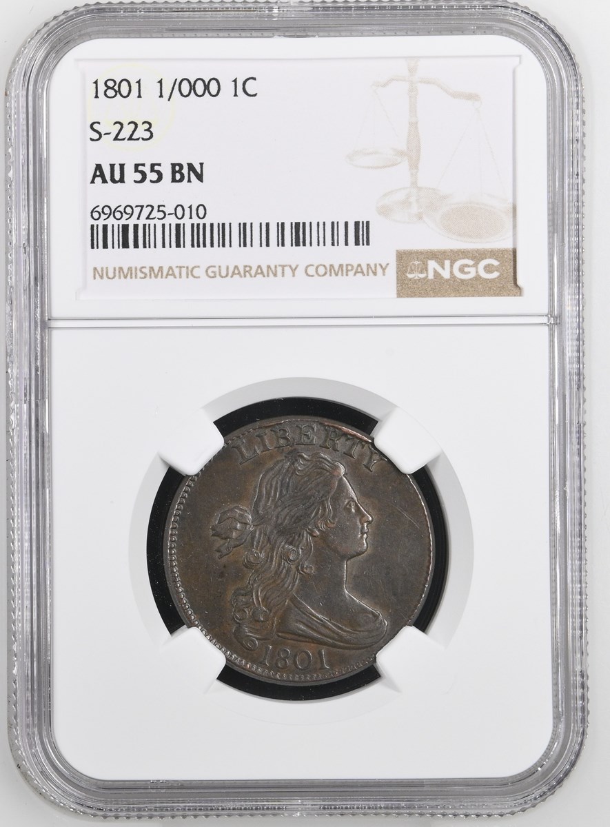 1801 1/000 1C MS | Coin Explorer | NGC
