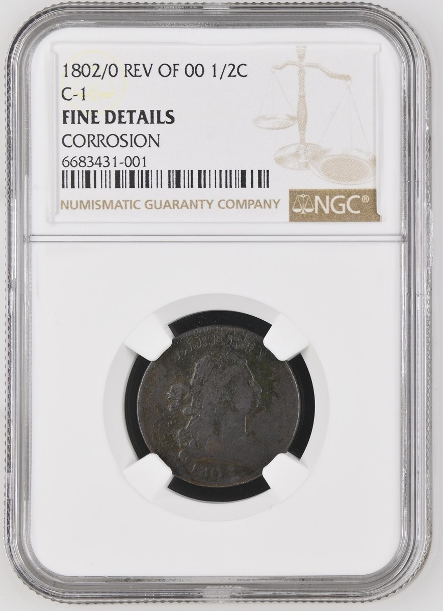 1802/0 REV OF 00 C-1 1/2C MS | Coin Explorer | NGC