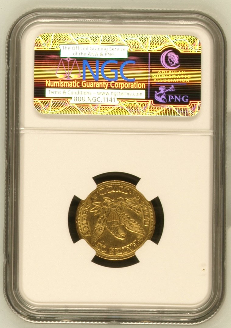1850 C WEAK C $5 MS | Coin Explorer | NGC