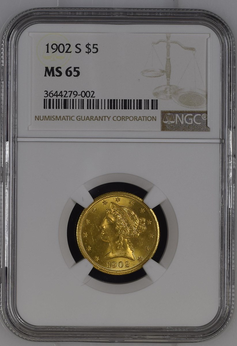 1902 S $5 MS | Coin Explorer | NGC