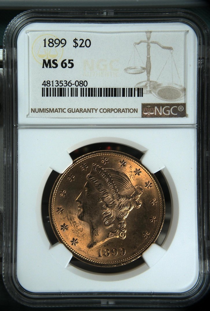 1899 $20 MS | Coin Explorer | NGC