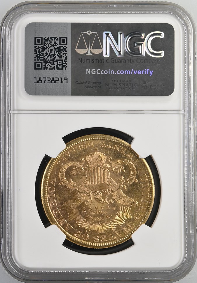 1885 S $20 MS | Coin Explorer | NGC
