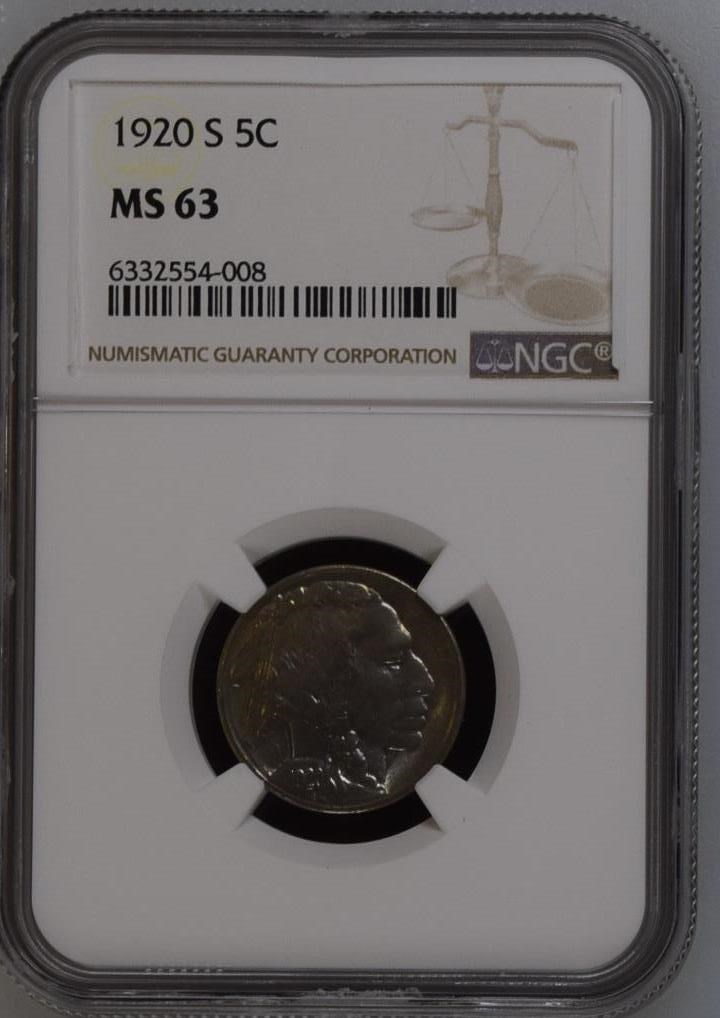 1920 S 5C MS | Coin Explorer | NGC