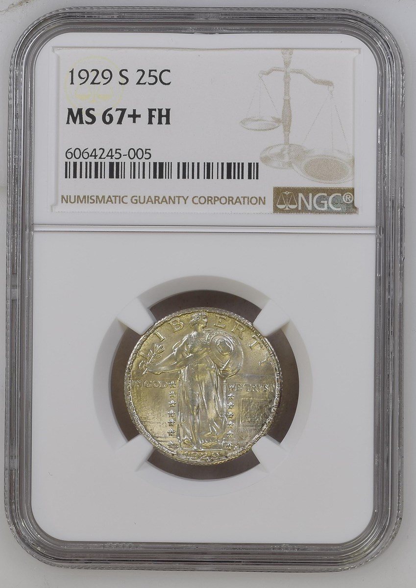 1929 S 25C MS | Coin Explorer | NGC