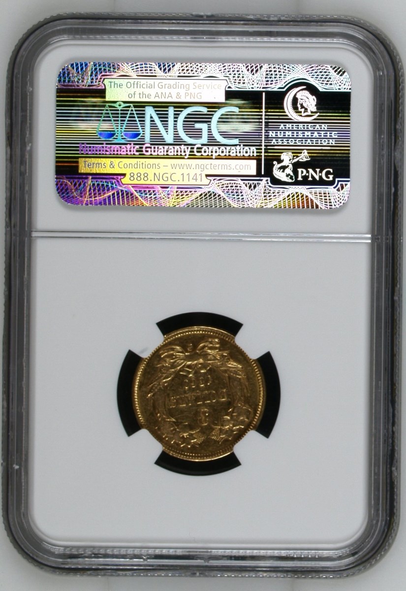 1860 S $3 MS | Coin Explorer | NGC