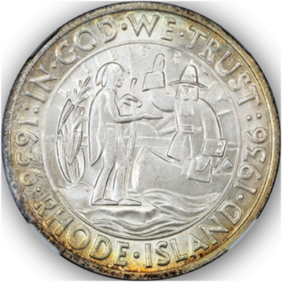 1936 RHODE ISLAND 50C MS | Coin Explorer | NGC