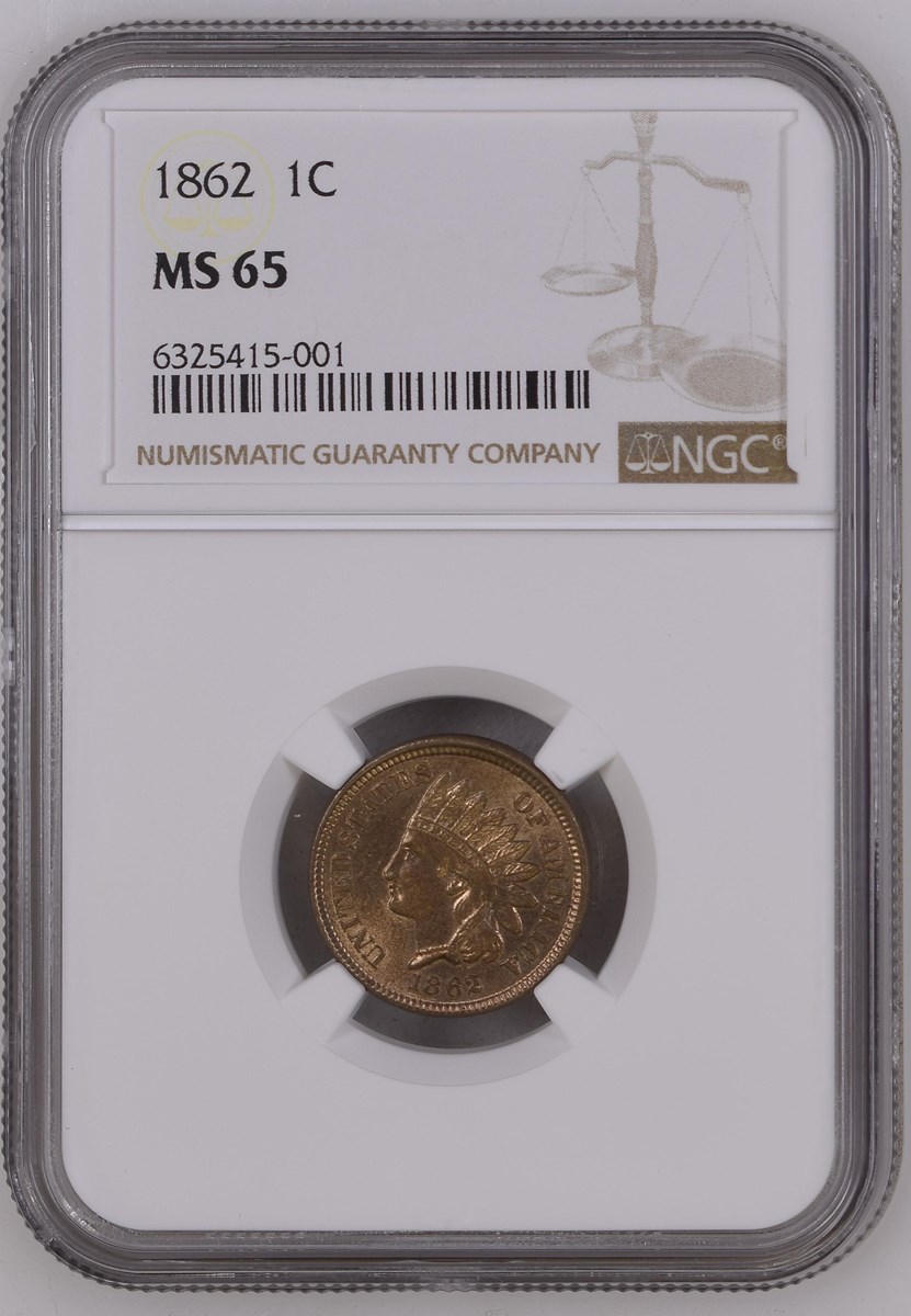 1862 1C MS | Coin Explorer | NGC