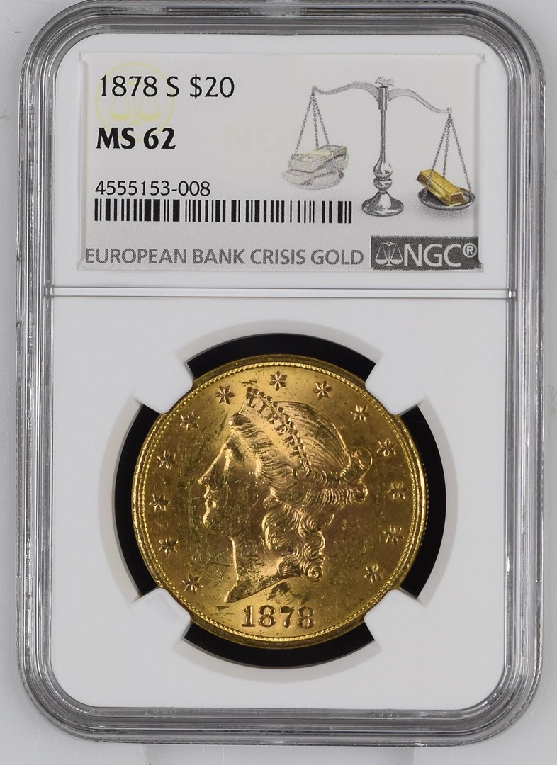 1878 S $20 MS | Coin Explorer | NGC
