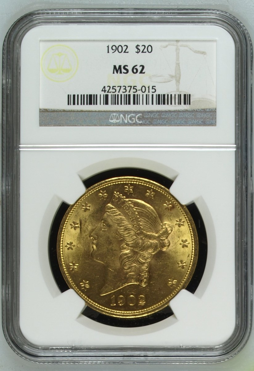 1902 $20 MS | Coin Explorer | NGC