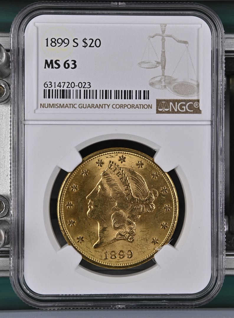 1899 S $20 MS | Coin Explorer | NGC