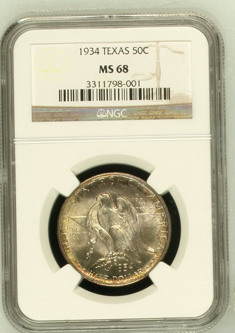1934 TEXAS 50C MS | Coin Explorer | NGC