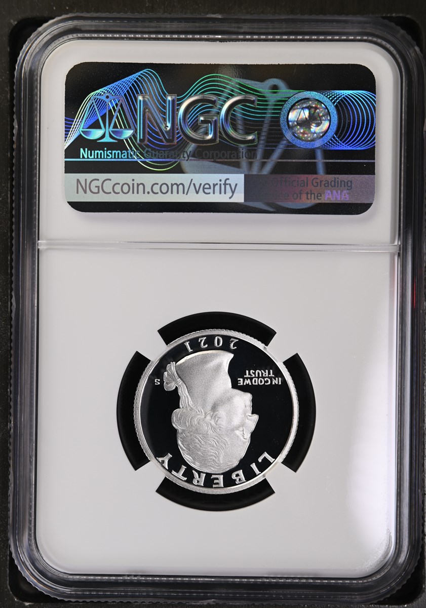 2021 S Silver Crossing the Delaware 25C PF | Coin Explorer | NGC