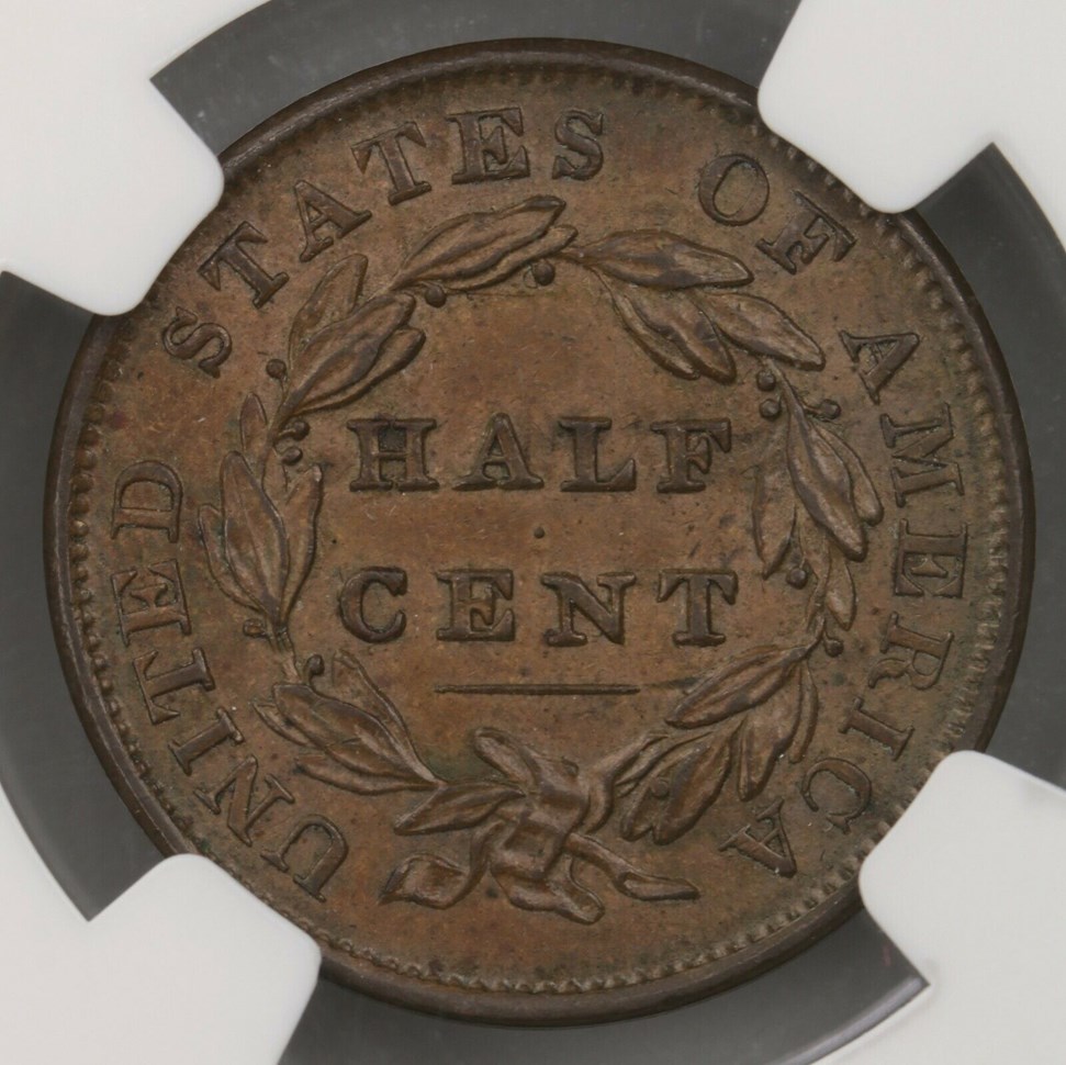 1833 C-1 1/2C MS | Coin Explorer | NGC
