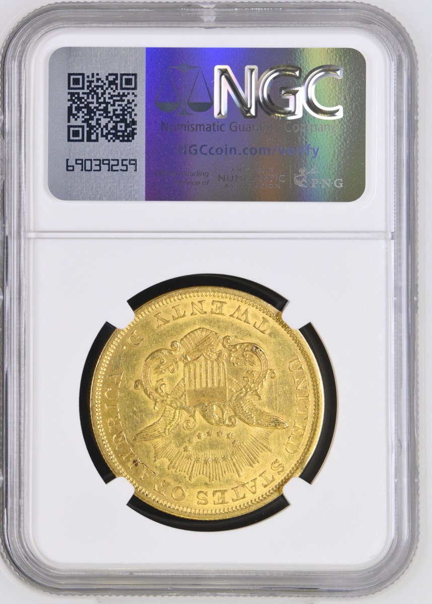 1850 $20 MS | Coin Explorer | NGC