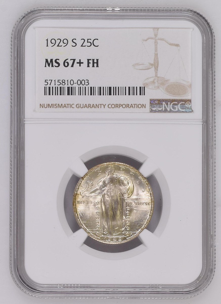1929 S 25C MS | Coin Explorer | NGC