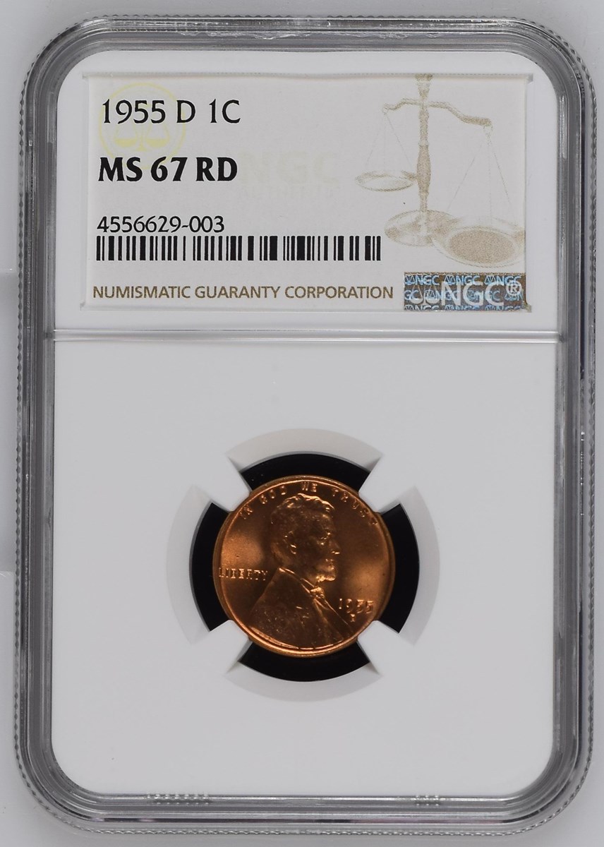 1955 D 1C MS | Coin Explorer | NGC
