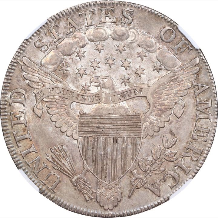 1800s USA Coin Silver 一山 Reading Glasses 1802 $1 MS | Coin Explorer | NGC