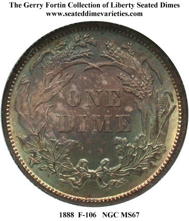 1888 10C MS | Coin Explorer | NGC