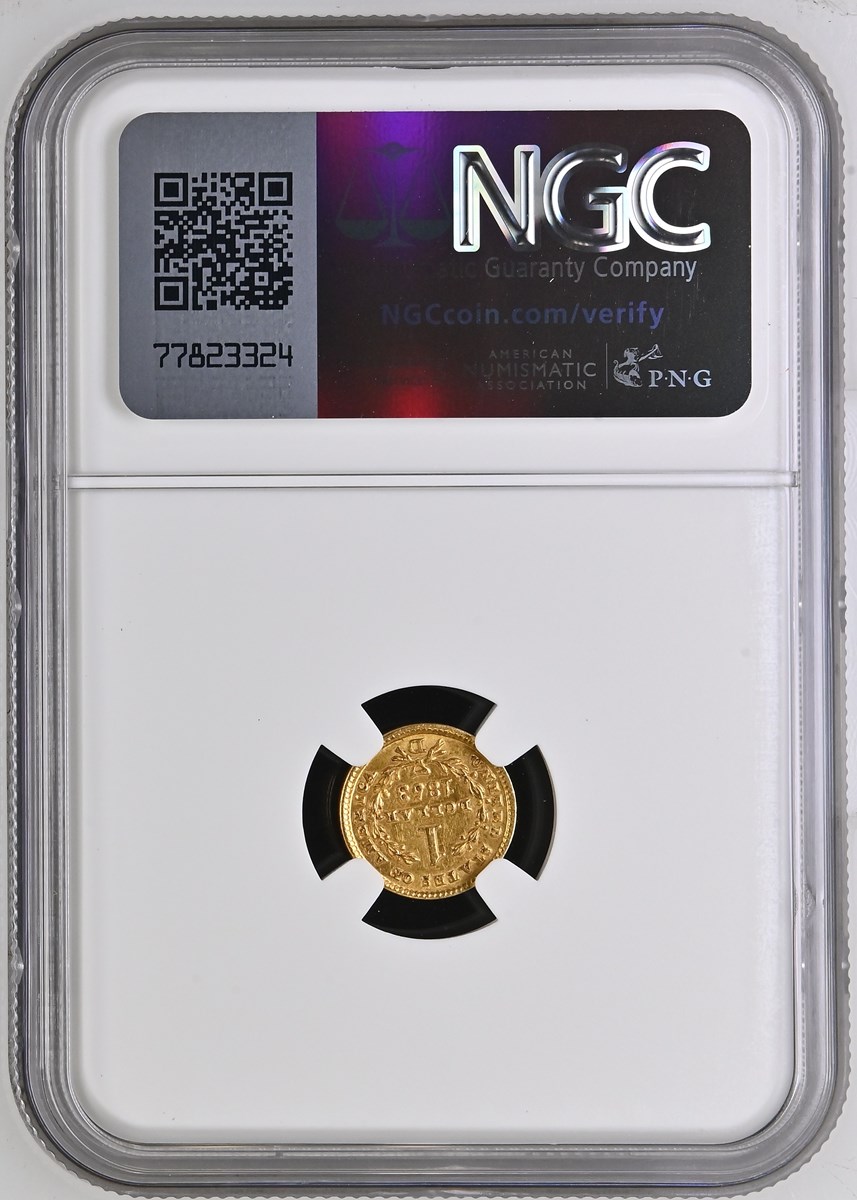 1853 D G$1 MS | Coin Explorer | NGC