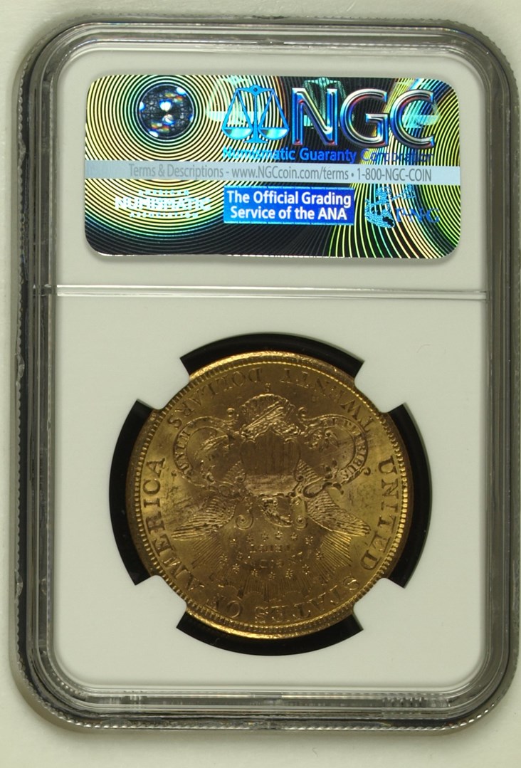 1882 S $20 MS | Coin Explorer | NGC