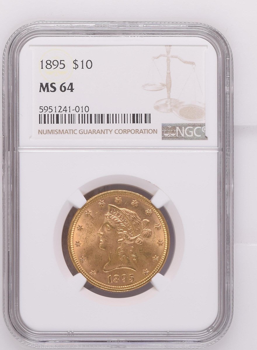 1895 $10 MS | Coin Explorer | NGC
