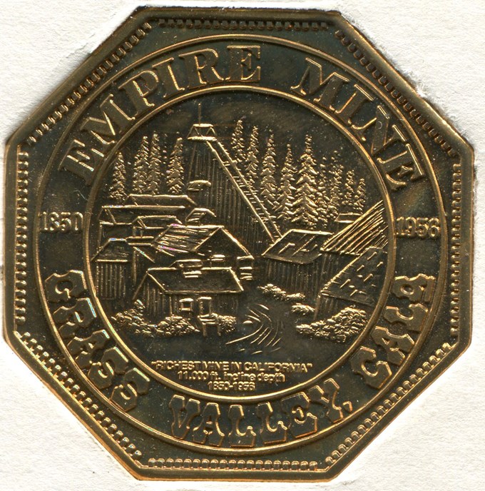 (JEM5) Empire Mine, Grass Valley, California Coin Details Nevada