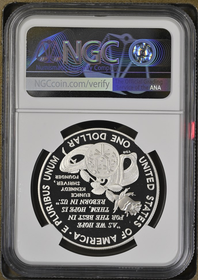 1995 P SPECIAL OLYMPICS S$1 PF | Coin Explorer | NGC