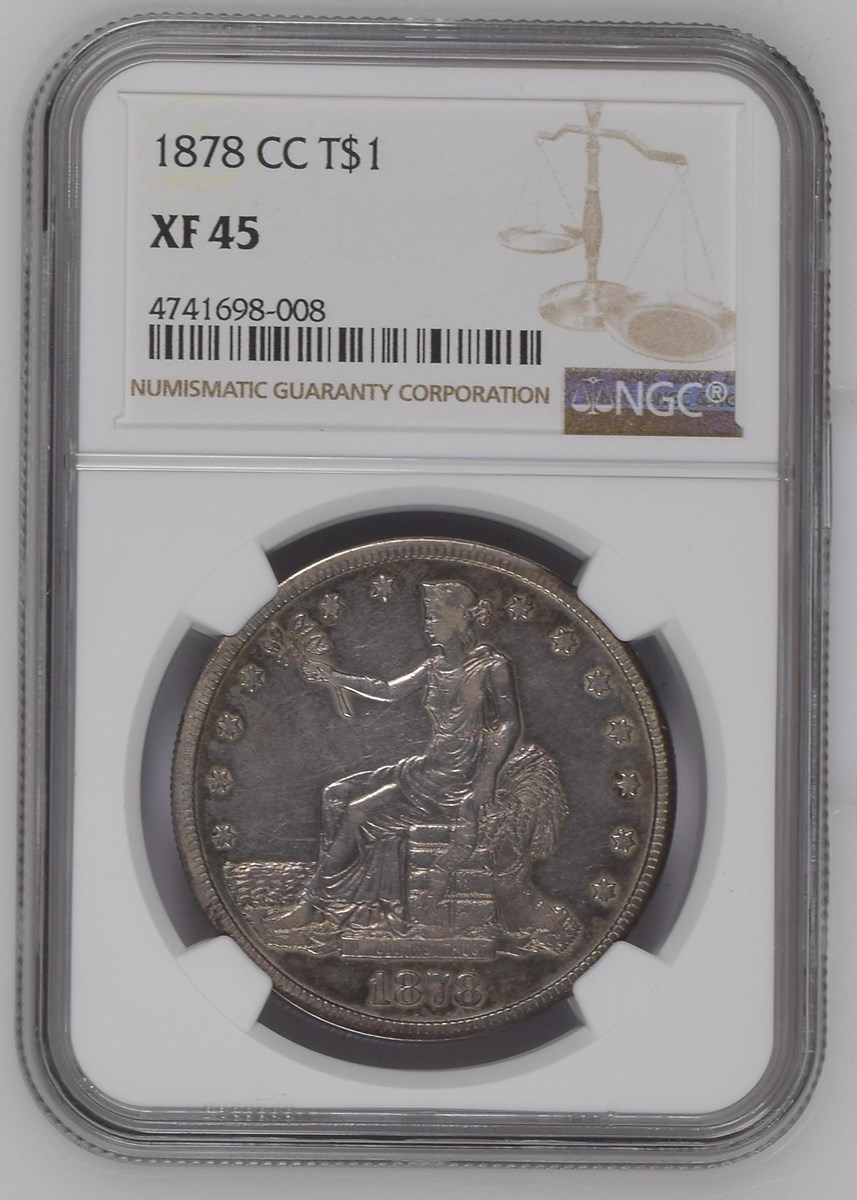 1878 CC T$1 MS | Coin Explorer | NGC