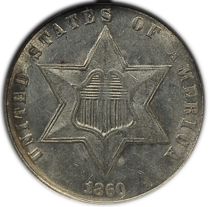 1860 3CS MS | Coin Explorer | NGC