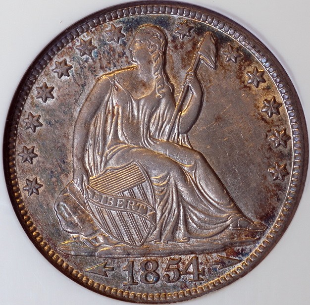 1854 O ARROWS 50C MS | Coin Explorer | NGC