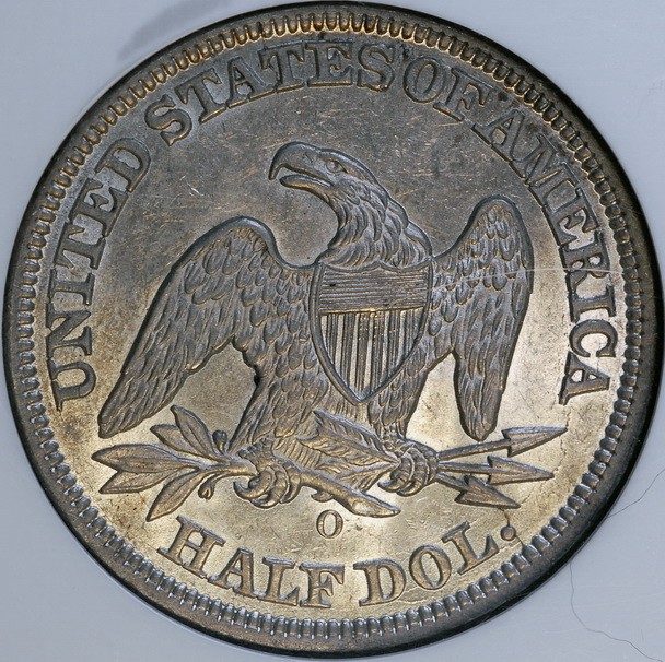 1854 O ARROWS 50C MS | Coin Explorer | NGC