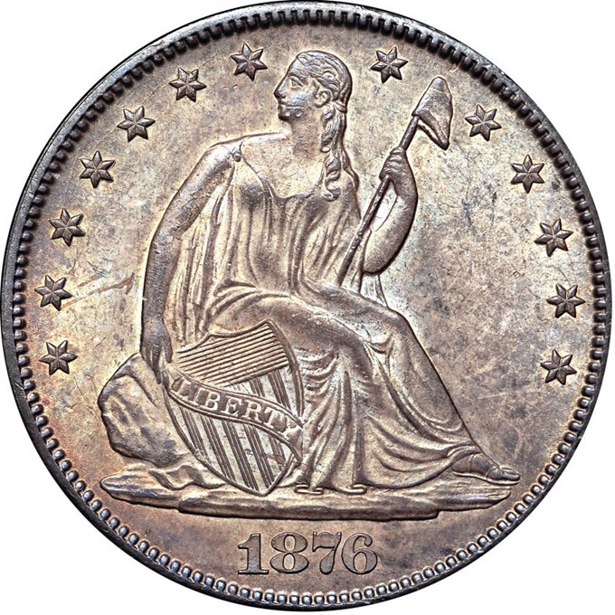 1876 CC 50C MS | Coin Explorer | NGC