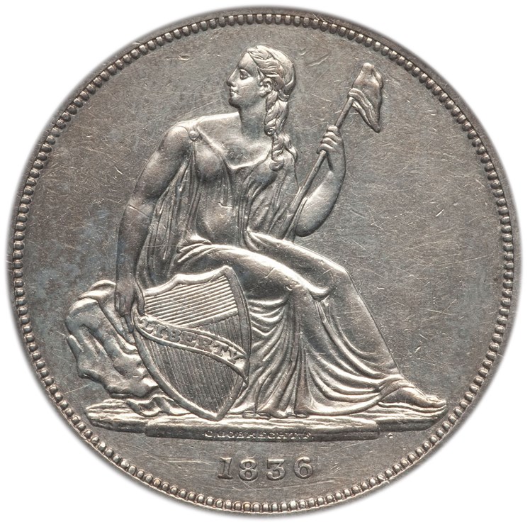 1836 SILVER GOBRECHT J-60 $1 PF | Coin Explorer | NGC